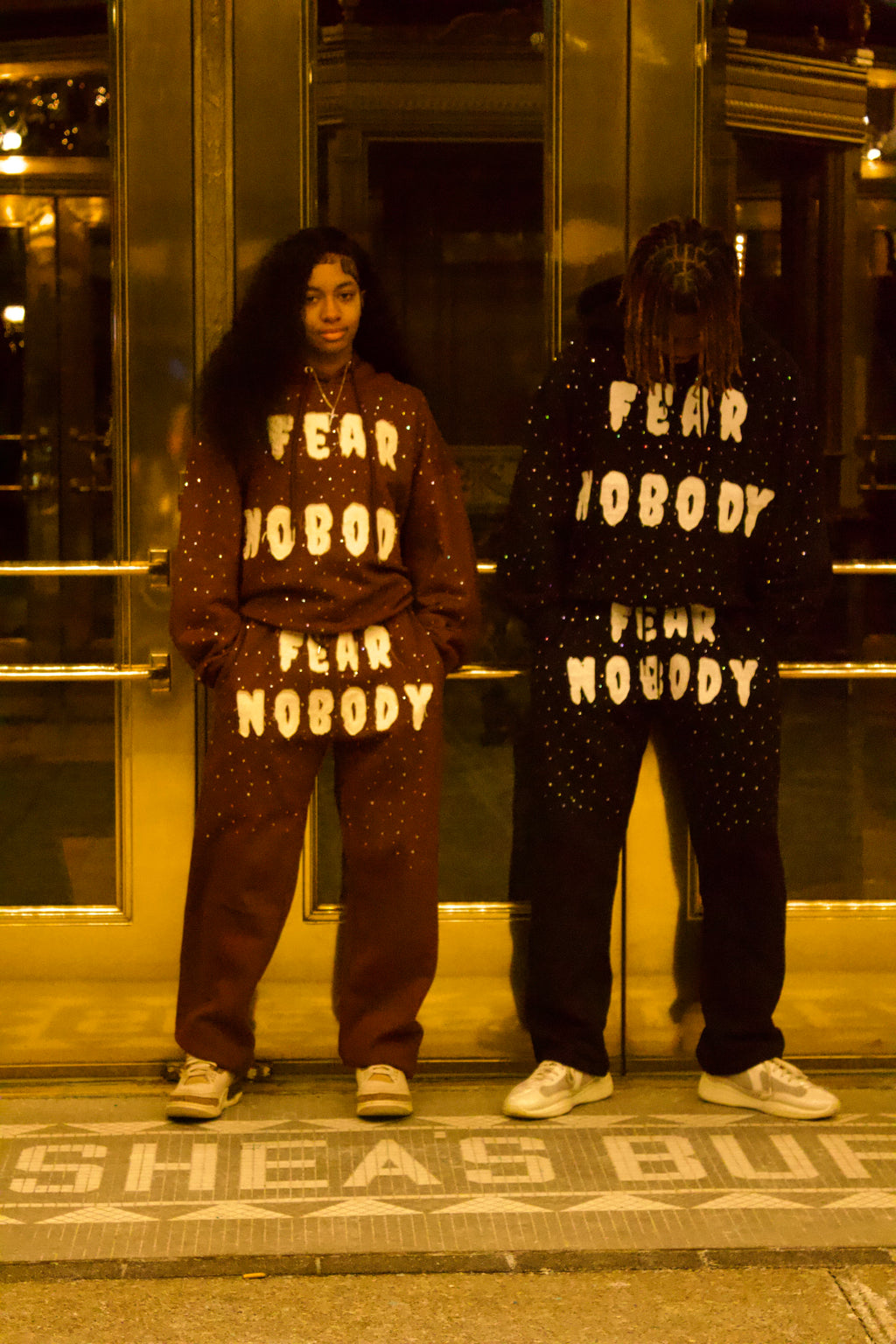 Fear Nobody Rhinestone Sets